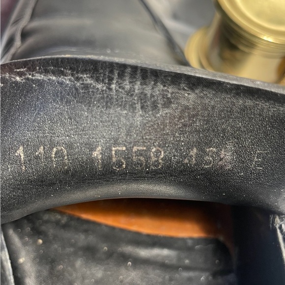 GUCCI loafers shoes mens leather sz 10 made in italy - Picture 16 of 16